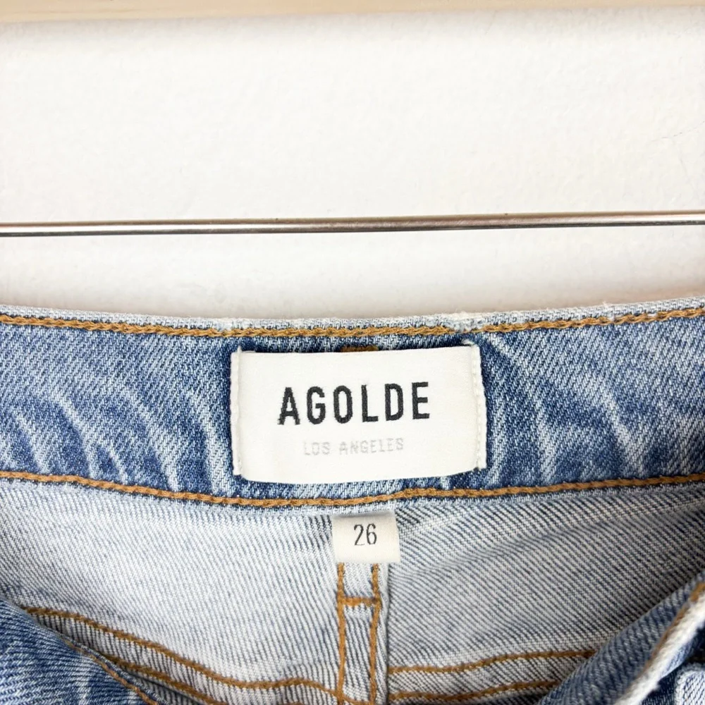 Agolde High Rise Slim Jeans Sz 26 - Picture 8 of 12